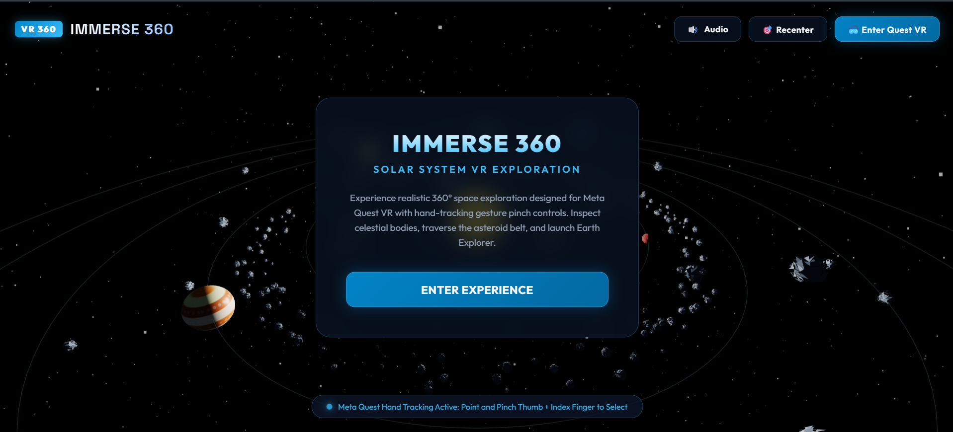 Solar System 360 - AR/VR Experience screenshot